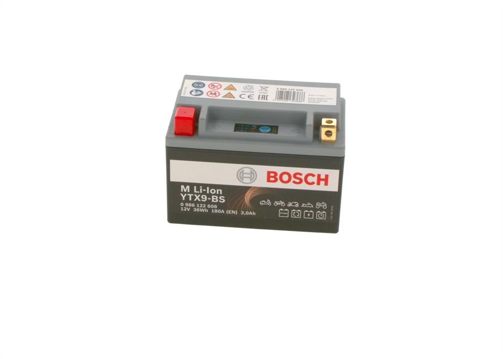Bosch 0 986 122 608 Акумулятор Bosch 12В 3Ач 180А(EN) L+ 0986122608: Приваблива ціна - Купити в Україні на EXIST.UA!
