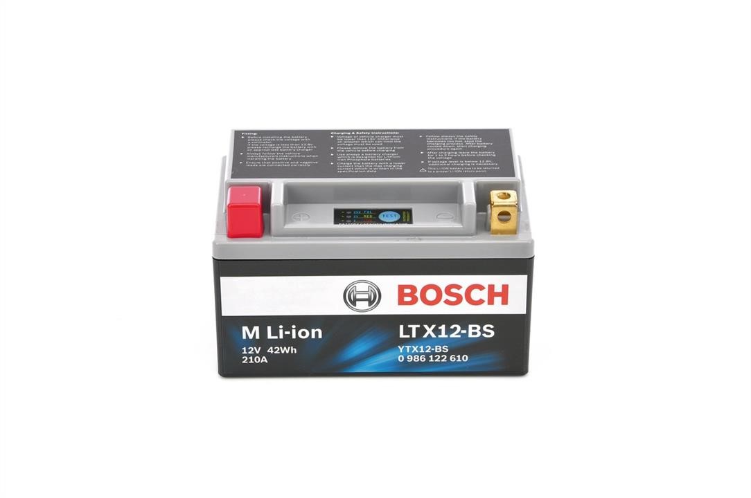 Bosch 0 986 122 610 Акумулятор Bosch 12В 3,5Ач 210А(EN) L+ 0986122610: Купити в Україні - Добра ціна на EXIST.UA!