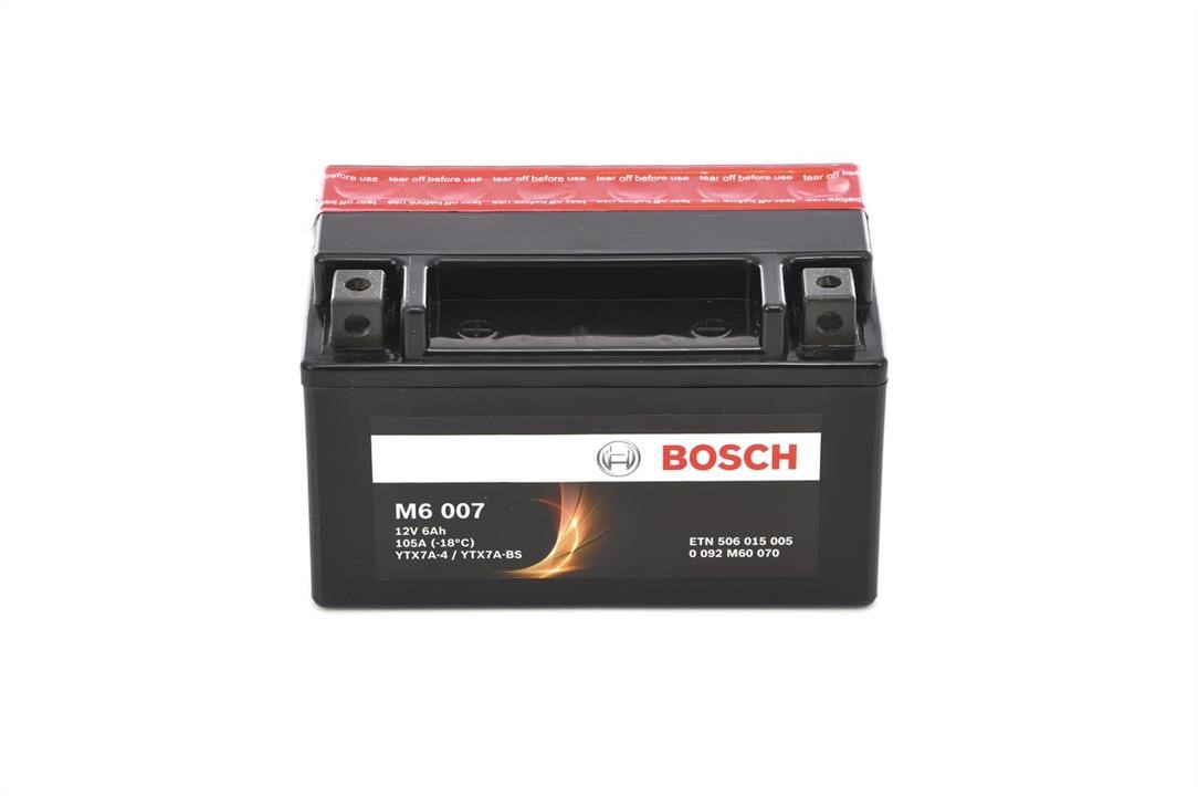 Bosch 0 092 M60 070 Акумулятор Bosch 12В 6Ач 105А(EN) L+ 0092M60070: Приваблива ціна - Купити в Україні на EXIST.UA!