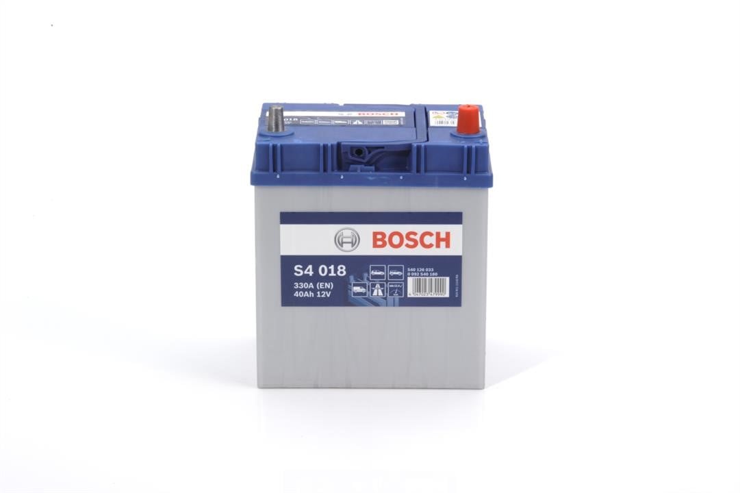 Bosch 0 092 S40 180 Батарея аккумуляторная Bosch 12В 40Ач 330А(EN) R+ 0092S40180: Купить в Украине - Отличная цена на EXIST.UA!