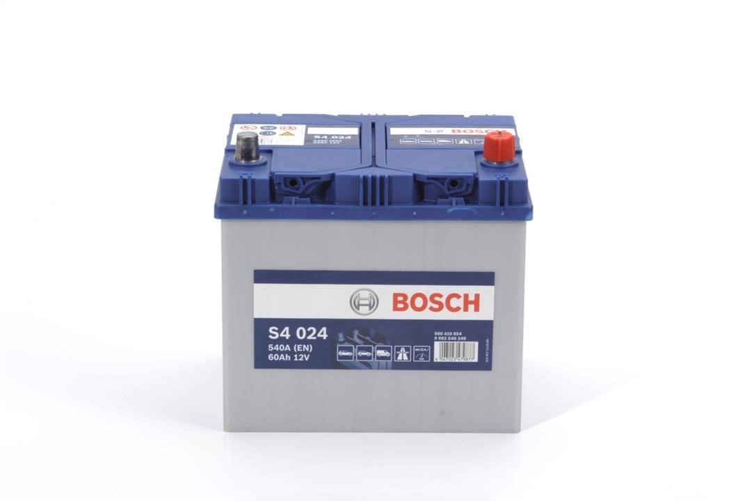 Bosch 0 092 S40 240 Батарея акумуляторна Bosch 12В 60Аг 540А(EN) R+ 0092S40240: Приваблива ціна - Купити в Україні на EXIST.UA!