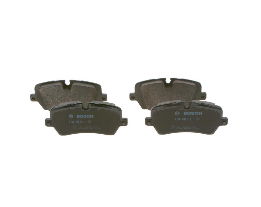 Bosch 0 986 494 810 Тормозные колодки дисковые, комплект 0986494810: Отличная цена - Купить в Украине на EXIST.UA! 0986494810 Bosch Тормозные колодки дисковые, комплект