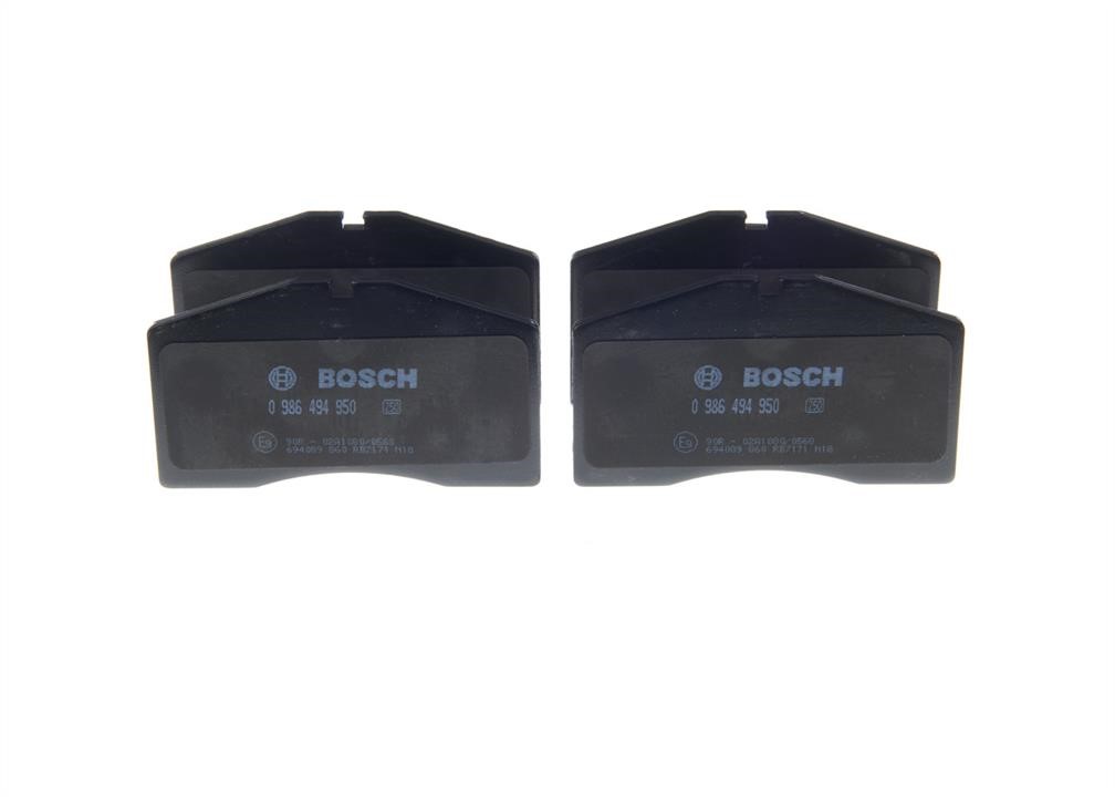 Bosch 0 986 494 950 Гальмівні колодки, комплект 0986494950: Купити в Україні - Добра ціна на EXIST.UA!