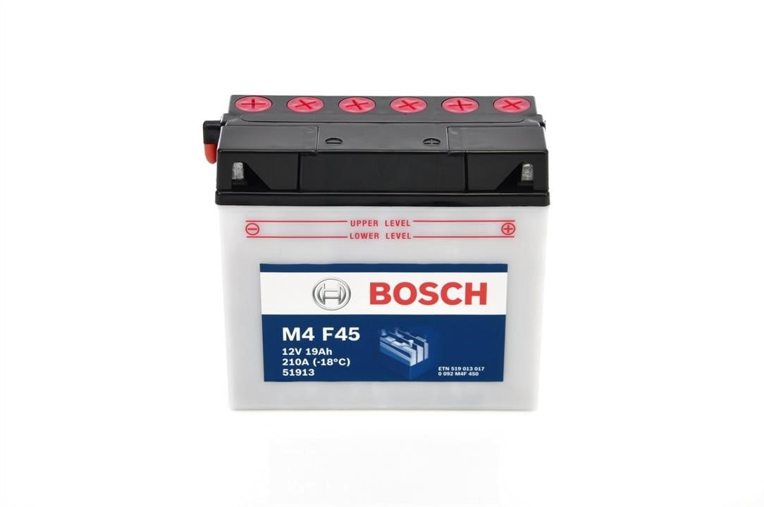 Bosch 0 092 M4F 450 Акумулятор Bosch 12В 19Ач 210А(EN) R+ 0092M4F450: Приваблива ціна - Купити в Україні на EXIST.UA!