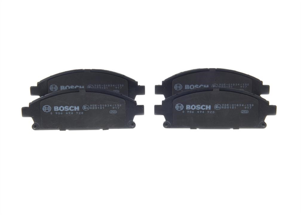Bosch 0 986 494 928 Гальмівні колодки, комплект 0986494928: Купити в Україні - Добра ціна на EXIST.UA!