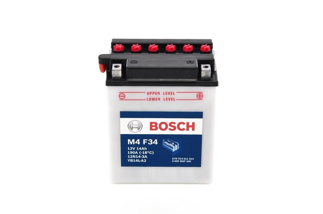 Bosch 0 092 M4F 340 Акумулятор Bosch 12В 14Ач 190А(EN) R+ 0092M4F340: Купити в Україні - Добра ціна на EXIST.UA!