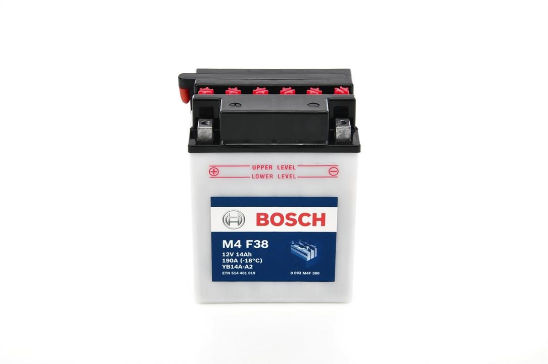 Bosch 0 092 M4F 380 Акумулятор Bosch 12В 14Ач 190А(EN) R+ 0092M4F380: Приваблива ціна - Купити в Україні на EXIST.UA!