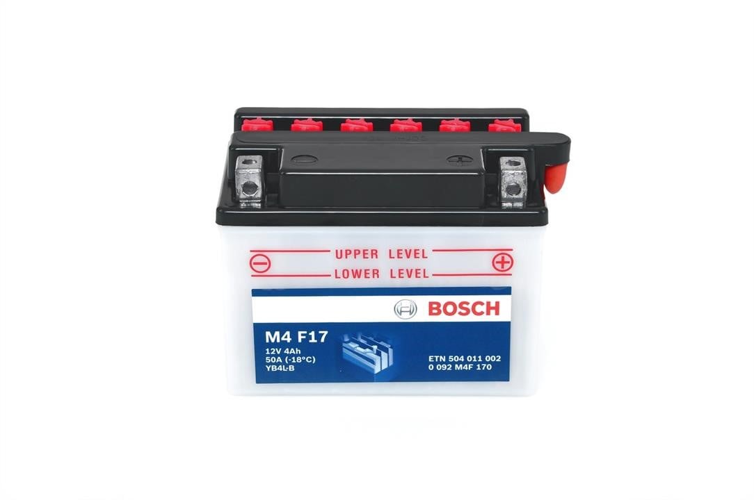 Bosch 0 092 M4F 170 Акумулятор Bosch 12В 4Ач 50А(EN) R+ 0092M4F170: Купити в Україні - Добра ціна на EXIST.UA!