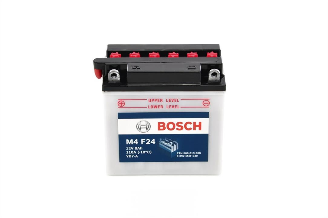 Bosch 0 092 M4F 240 Акумулятор Bosch 12В 8Ач 110А(EN) L+ 0092M4F240: Приваблива ціна - Купити в Україні на EXIST.UA!