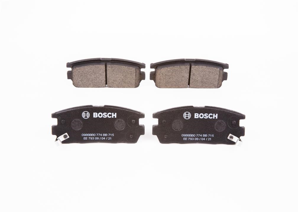 Bosch 0 986 BB0 774 Гальмівні колодки, комплект 0986BB0774: Купити в Україні - Добра ціна на EXIST.UA!