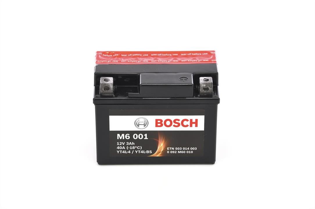 Bosch 0 092 M60 010 Акумулятор Bosch 12В 3Ач 40А(EN) R+ 0092M60010: Купити в Україні - Добра ціна на EXIST.UA!