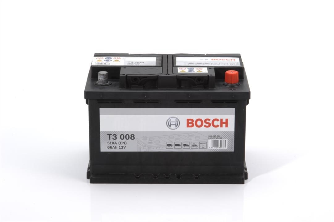 Bosch 0 092 T30 080 Акумулятор Bosch 12В 66Ач 510А(EN) R+ 0092T30080: Купити в Україні - Добра ціна на EXIST.UA!