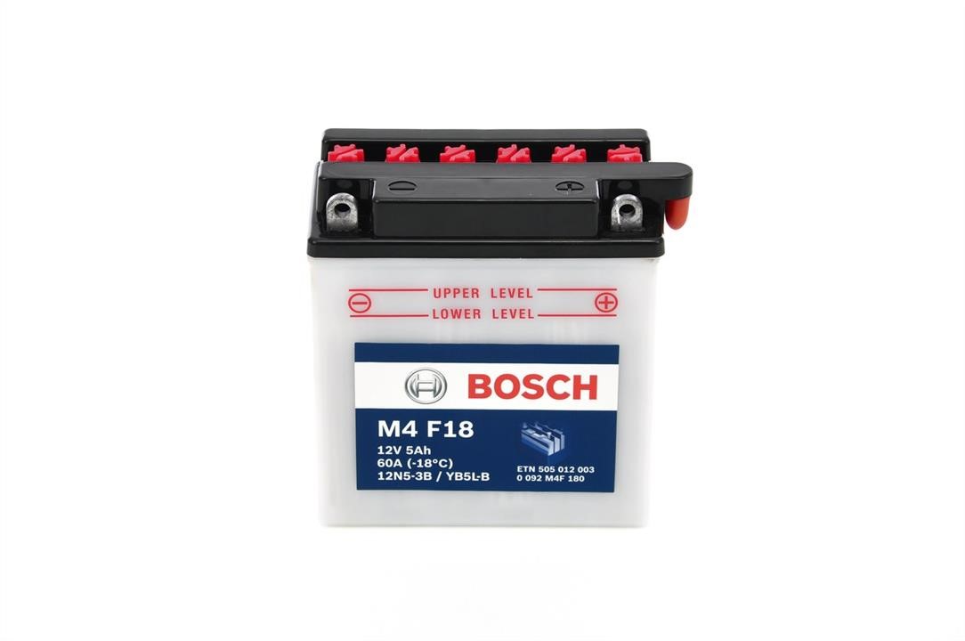 Bosch 0 092 M4F 180 Акумулятор Bosch 12В 5Ач 60А(EN) R+ 0092M4F180: Приваблива ціна - Купити в Україні на EXIST.UA!