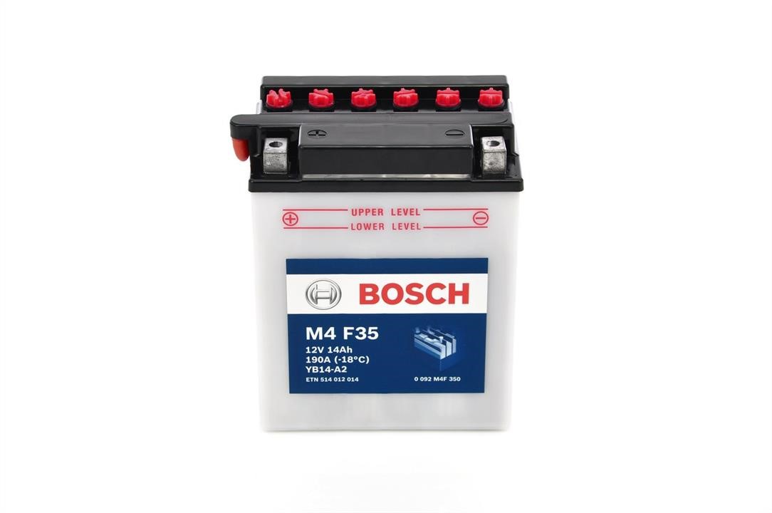 Bosch 0 092 M4F 350 Акумулятор Bosch 12В 14Ач 140А(EN) L+ 0092M4F350: Приваблива ціна - Купити в Україні на EXIST.UA!
