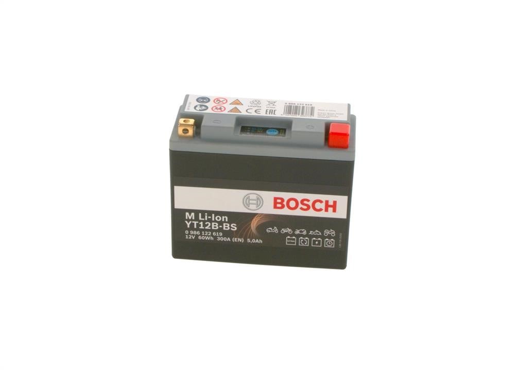 Bosch 0 986 122 619 Акумулятор Bosch 12В 5Ач 300А(EN) L+ 0986122619: Купити в Україні - Добра ціна на EXIST.UA!