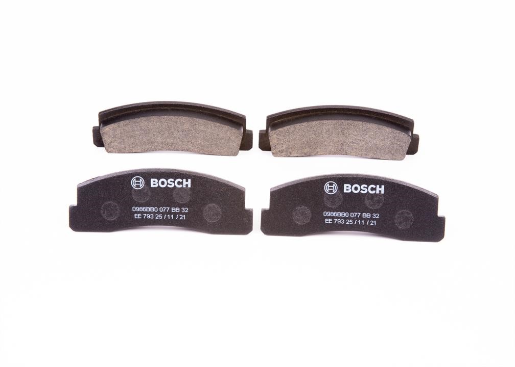 Bosch 0 986 BB0 077 Гальмівні колодки, комплект 0986BB0077: Купити в Україні - Добра ціна на EXIST.UA!