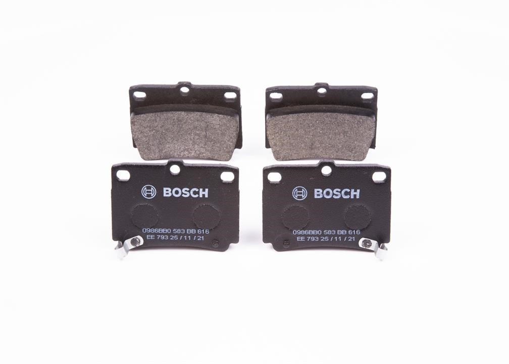 Bosch 0 986 BB0 583 Гальмівні колодки, комплект 0986BB0583: Купити в Україні - Добра ціна на EXIST.UA!