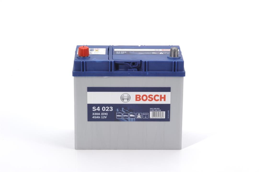 Bosch 0 092 S40 230 Акумулятор Bosch 12В 45Ач 330А(EN) L+ 0092S40230: Купити в Україні - Добра ціна на EXIST.UA!
