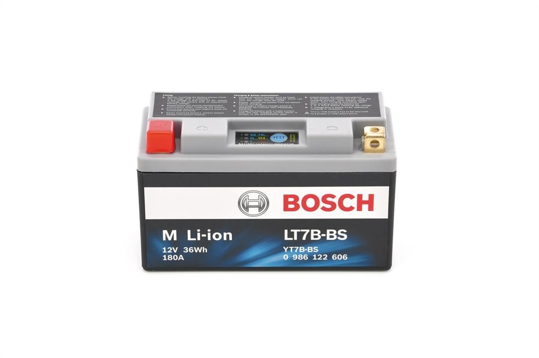 Bosch 0 986 122 606 Акумулятор Bosch 12В 3Ач 180А(EN) L+ 0986122606: Приваблива ціна - Купити в Україні на EXIST.UA!