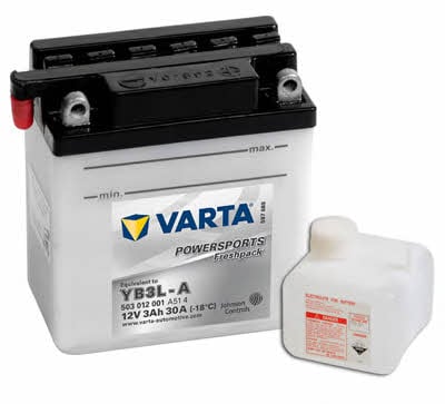 Varta 503012001A514 Акумулятор Varta Powersports Freshpack 12В 3Ач 30А(EN) R+ 503012001A514: Приваблива ціна - Купити в Україні на EXIST.UA!