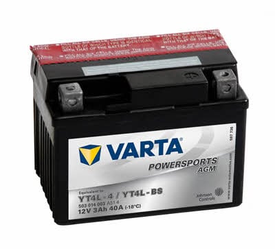 Varta 503014003A514 Акумулятор Varta Powersports AGM 12В 3Ач 40А(EN) R+ 503014003A514: Купити в Україні - Добра ціна на EXIST.UA!