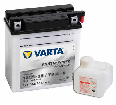 Varta 505012003A514 Акумулятор Varta Powersports Freshpack 12В 5Ач 60А(EN) R+ 505012003A514: Купити в Україні - Добра ціна на EXIST.UA!