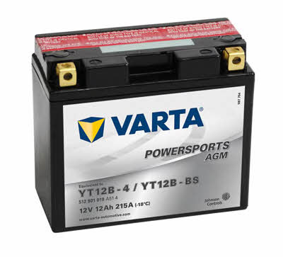 Varta 512901019A514 Акумулятор Varta Powersports AGM 12В 12Ач 215А(EN) L+ 512901019A514: Купити в Україні - Добра ціна на EXIST.UA!
