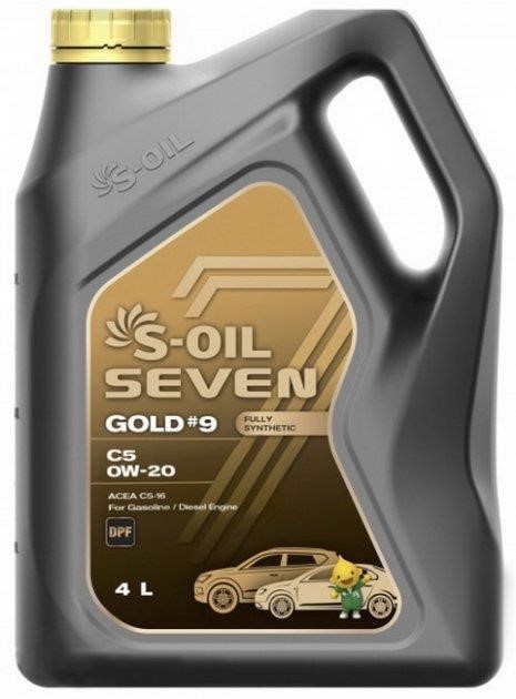 S-Oil SGC50204 Моторна олива S-Oil Seven Gold #9 0W-20, 4л SGC50204: Купити в Україні - Добра ціна на EXIST.UA!