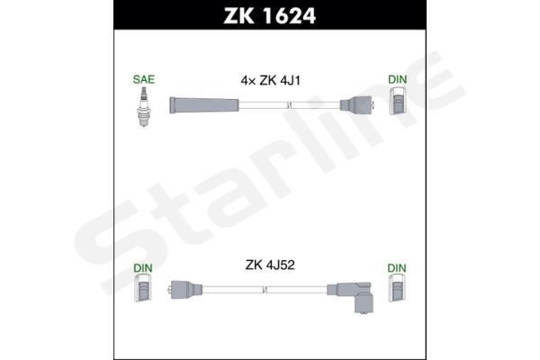 StarLine ZK 1624 Дроти високовольтні, комплект ZK1624: Купити в Україні - Добра ціна на EXIST.UA!