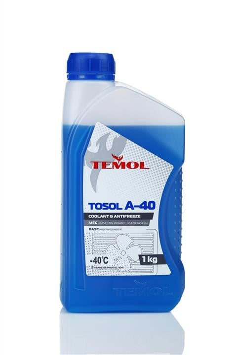 TEMOL T-A40-1L Антифриз TEMOL ТОСОЛ А-40 синій готовий до застосування -40, 1л TA401L: Купити в Україні - Добра ціна на EXIST.UA!
