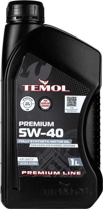 TEMOL T-P5W40-1L Моторна олива TEMOL Premium 5W-40, 1л TP5W401L: Приваблива ціна - Купити в Україні на EXIST.UA!