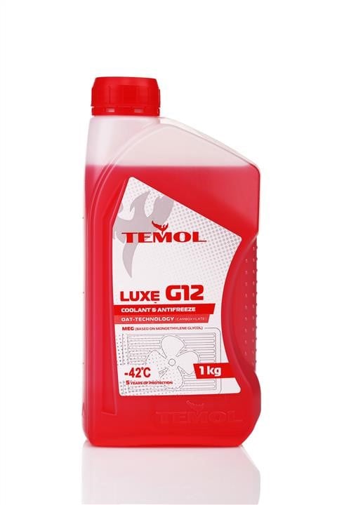 TEMOL T-LG12R-1L Антифриз TEMOL LUXE G12 червоний готовий до застосування -39, 1л TLG12R1L: Купити в Україні - Добра ціна на EXIST.UA!