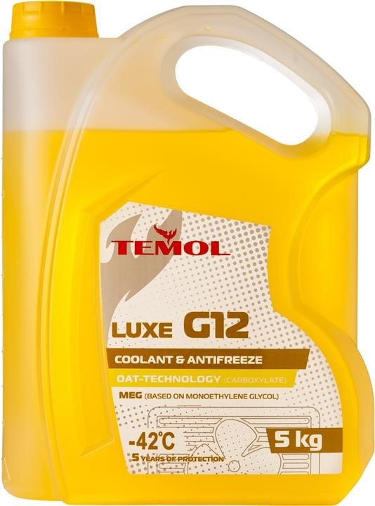 TEMOL T-LG12Y-5L Антифриз TEMOL LUXE G12 жовтий, готовий до застосування -39, 5л TLG12Y5L: Купити в Україні - Добра ціна на EXIST.UA!