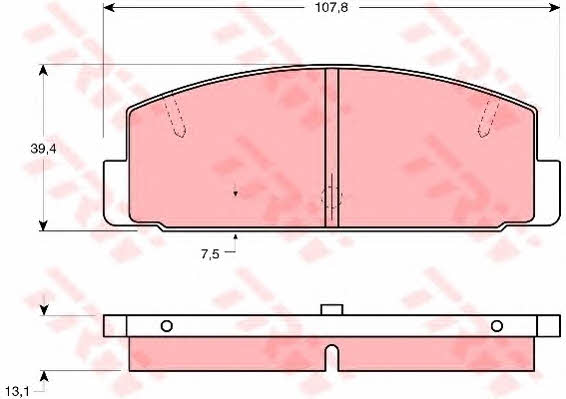 Купити TRW GDB1027 за низькою ціною в Україні!