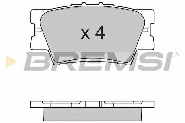 Bremsi BP3252 Гальмівні колодки, комплект BP3252: Купити в Україні - Добра ціна на EXIST.UA!