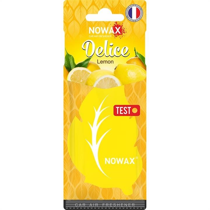 Nowax NX00081 Ароматизатор повітря целюлозний Nowax серія Delice - Lemon NX00081: Купити в Україні - Добра ціна на EXIST.UA!