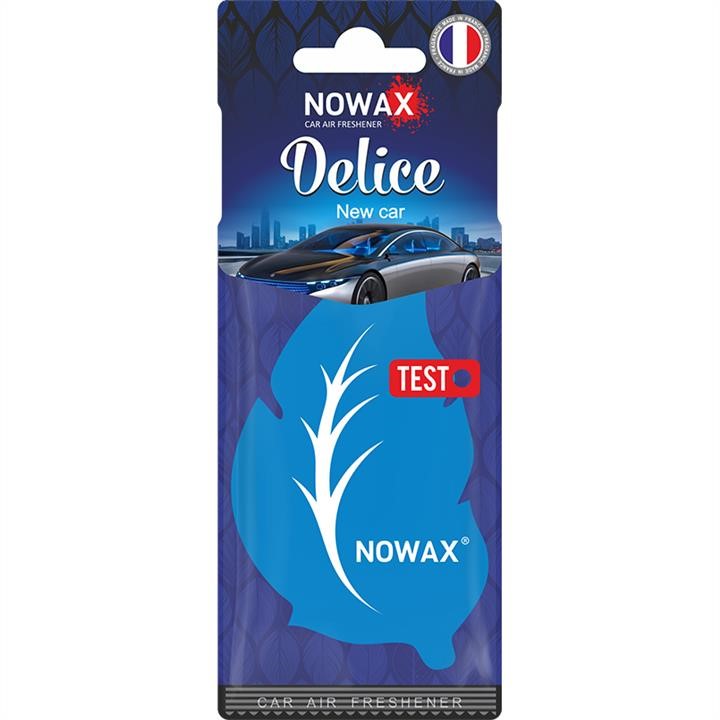 Nowax NX00082 Ароматизатор повітря целюлозний Nowax серія Delice - New Car NX00082: Купити в Україні - Добра ціна на EXIST.UA!