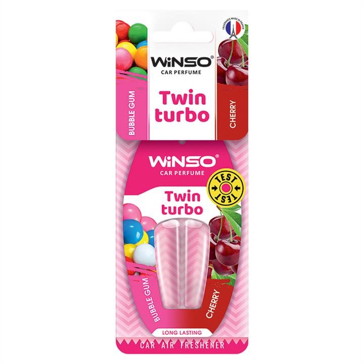 Winso 538360 Ароматизатор з подвійною капсулою Twin Turbo - Bubble Gum & Cherry 538360: Купити в Україні - Добра ціна на EXIST.UA!