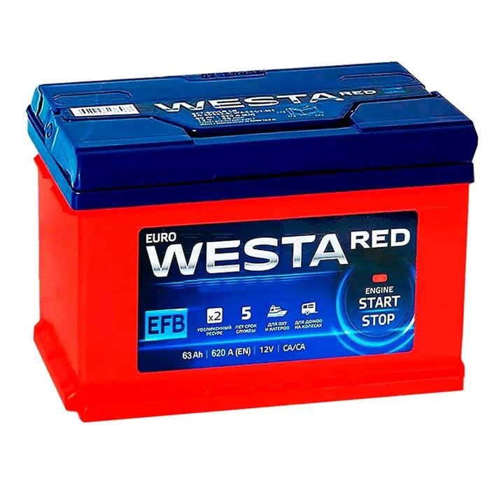 Westa WEFB6300LB2 Акумулятор WESTA 6CT-63 EFB Start-Stop 12В 63Ач 620(EN) R+ WEFB6300LB2: Приваблива ціна - Купити в Україні на EXIST.UA!