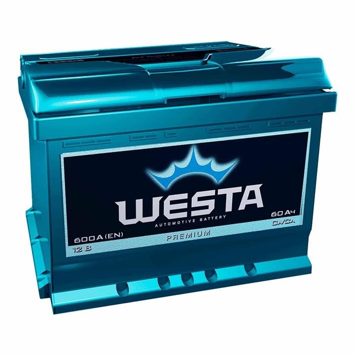 Westa WPR6000LB2 Акумулятор WESTA 6CT-60 12В 60Ач 600(EN) R+ WPR6000LB2: Приваблива ціна - Купити в Україні на EXIST.UA!