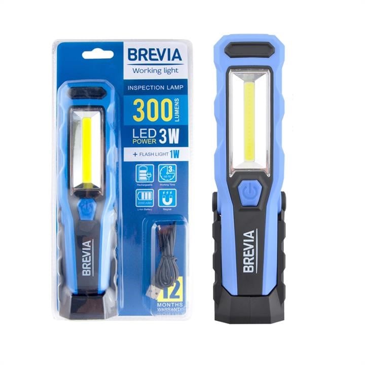 Brevia 11320 Ліхтар інспекційний Brevia LED 8SMD+1W LED 300lm 2000mAh microUSB 11320: Купити в Україні - Добра ціна на EXIST.UA!