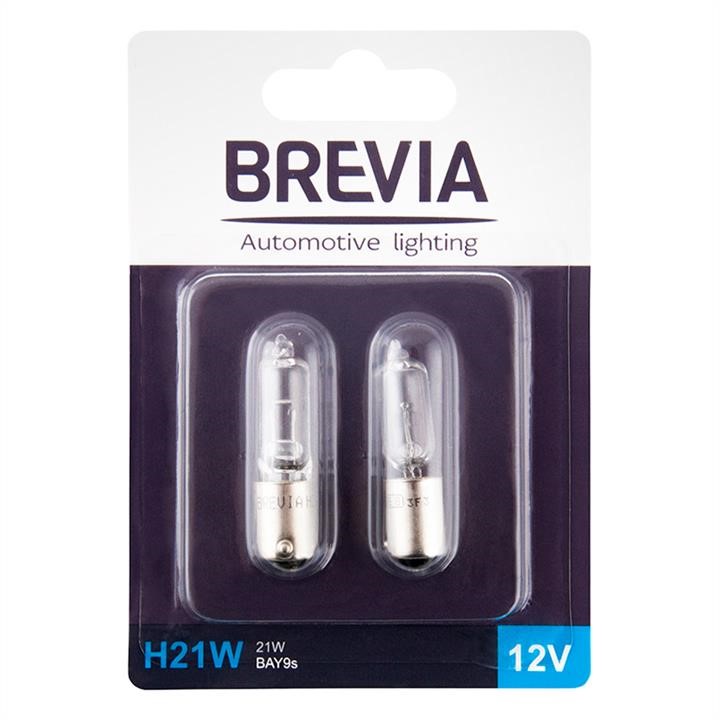 Brevia 12329B2 Лампа розжарювання Brevia H21W 12V 21W BAY9s, 2шт 12329B2: Купити в Україні - Добра ціна на EXIST.UA!
