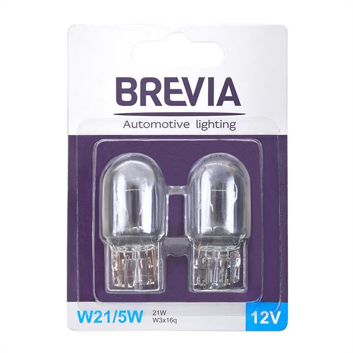 Brevia 12311B2 Лампа розжарювання Brevia W21/5W 12V 21/5W W3x16q B2, 2шт 12311B2: Приваблива ціна - Купити в Україні на EXIST.UA!