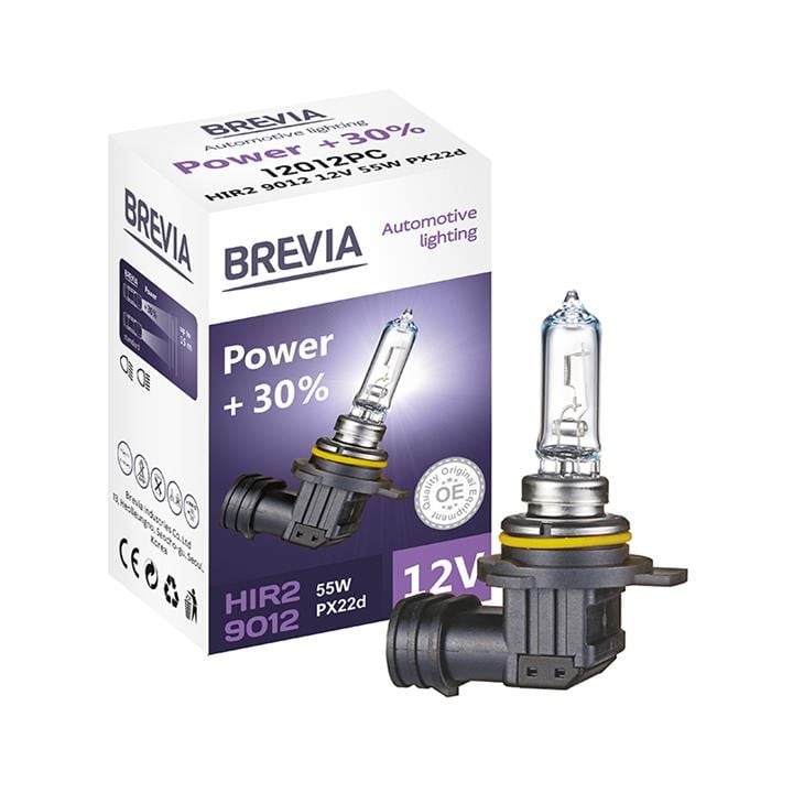 Brevia 12012PC Галогенова лампа Brevia HIR2 9012 12V 55W PX22d Power +30% CP 12012PC: Приваблива ціна - Купити в Україні на EXIST.UA!