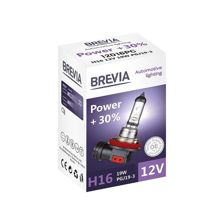 Галогенова лампа Brevia H16 12V 19W PGJ19-3 Power +30% CP Brevia 12016PC