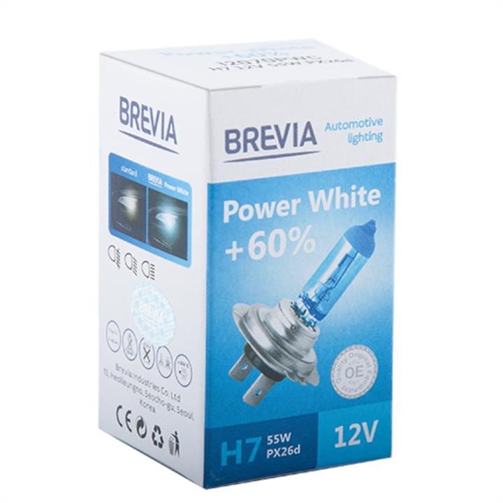 Brevia 12070PWC Галогенова лампа Brevia H7 12V 55W PX26d Power White +60% 4300K CP 12070PWC: Купити в Україні - Добра ціна на EXIST.UA!