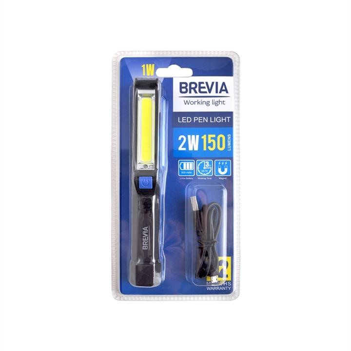 Ліхтар інспекційний Brevia LED Pen Light 2W COB+1W LED 150lm 900mAh microUSB Brevia 11220