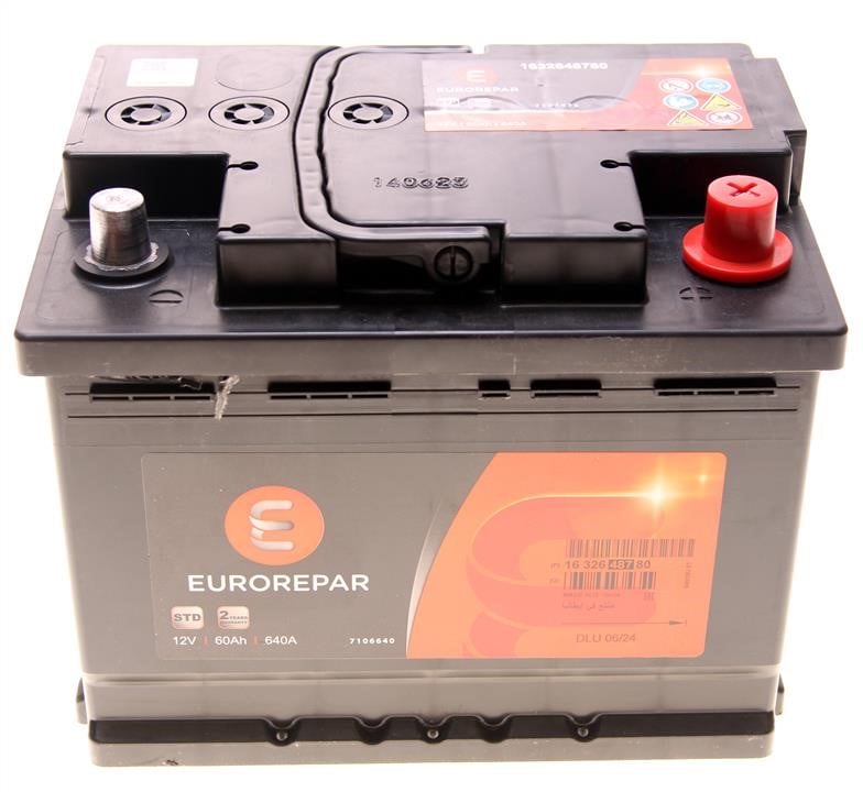 Eurorepar 1632648780 Батарея аккумуляторная Eurorepar 12В 60Ач 640А(EN) R+ 1632648780: Купить в Украине - Отличная цена на EXIST.UA!