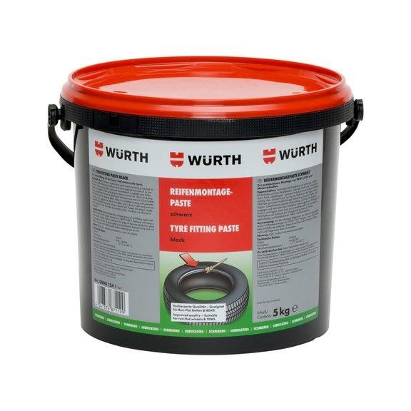 Wurth 08901241 Шиномонтажна паста чорна 5 кг 08901241: Купити в Україні - Добра ціна на EXIST.UA!