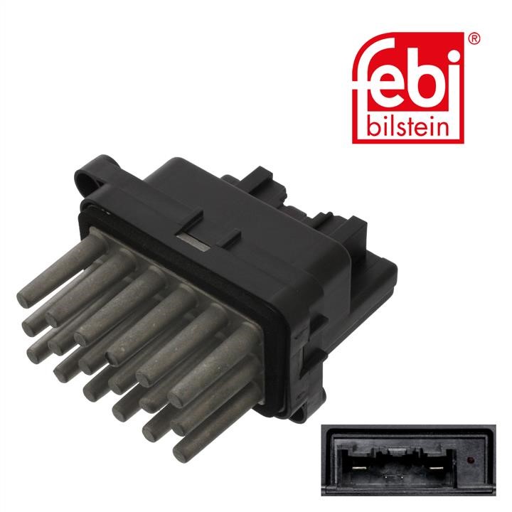 Резистор електродвигуна вентилятора febi 38645